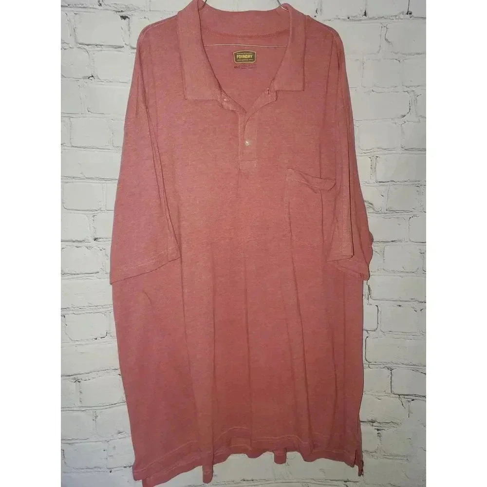 The Foundry Supply Co. Polo Shirt Size 4XLT
